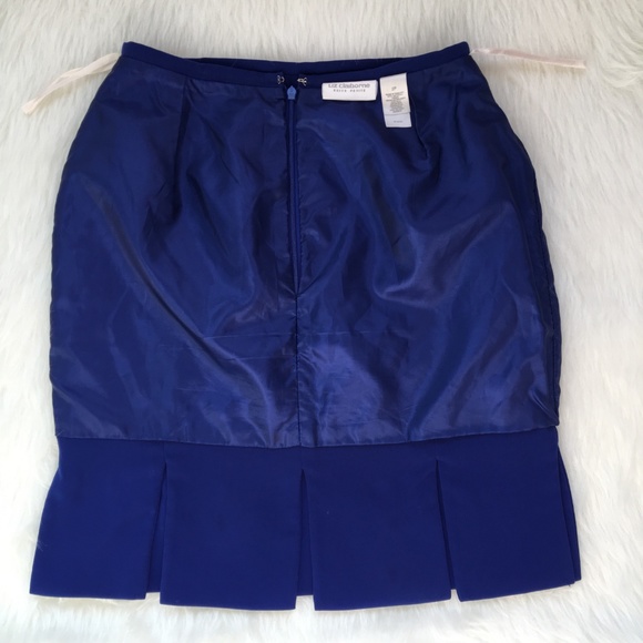 🎉HP🎉Liz Claiborne Blue Pencil Skirt Size 2P - Picture 6 of 9